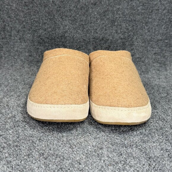 OluKai Hamani Hulu Mule slippers Men\'s Size 10 Oatmeal Wool Slip On House Shoes main image 8